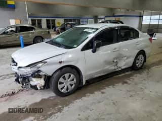 2013 Subaru Impreza with VIN JF1GJAA65DG031459, listed as a Copart auction lot 53262075 with 201,856 mi miles and Salvage title. Bid and sale history available at DreamBid. Image 1.