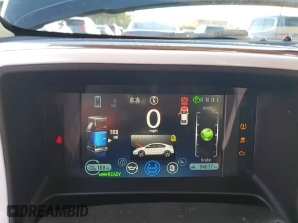 2015 Chevrolet Volt with VIN 1G1RB6E44FU119437, listed as a Copart auction lot 86057995 with 94,617 mi miles and Clean title. Bid and sale history available at DreamBid. Image 9.