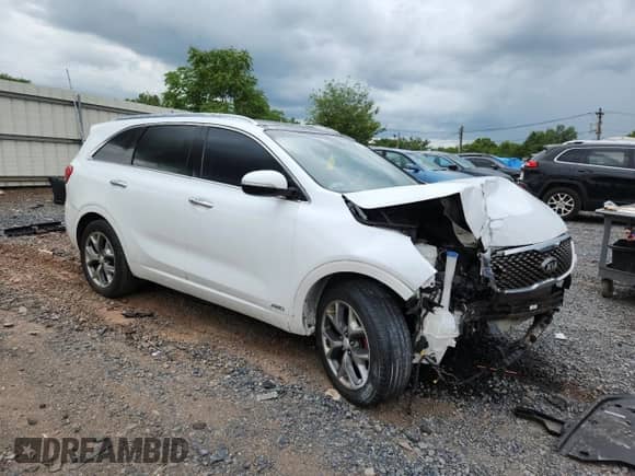 2018 Kia Sorento SX z VIN 5XYPKDA52JG377483, wystawiony jako Copart lot #63124635 z przebiegiem 125 691 mil mil oraz Szkoda całkowita • Salvage title. Historia ofert i sprzedaży dostępna na DreamBid. Obrazek 4.