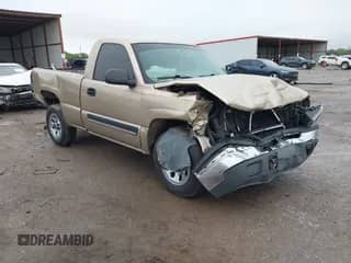 2005 Chevrolet Silverado 1500 Work Truck with VIN 1GCEC14X45Z109235, listed as a IAAI auction lot 41967442 with 91,120 mi miles and . Bid and sale history available at DreamBid. Image 1.