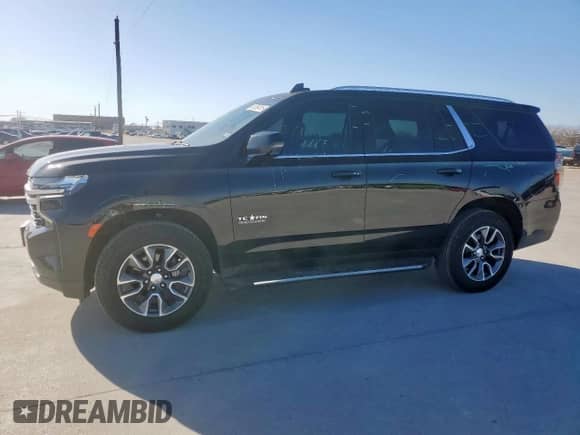 2022 Chevrolet Tahoe LT with VIN 1GNSCNKD4NR355700, listed as a Copart auction lot 48559415 with 48,732 mi miles and Clean title. Bid and sale history available at DreamBid. Image 1.