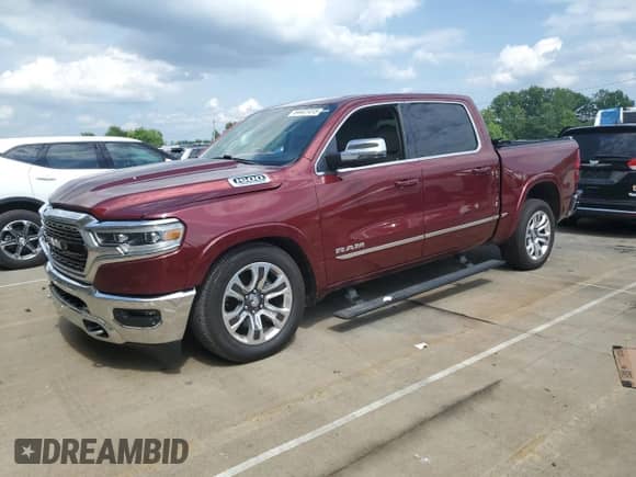 2023 Ram 1500 Limited z VIN 1C6SRFHT9PN521495, wystawiony jako Copart lot #64441415 z przebiegiem 54 103 mil mil oraz Szkoda całkowita • Salvage title. Historia ofert i sprzedaży dostępna na DreamBid. Obrazek 1.