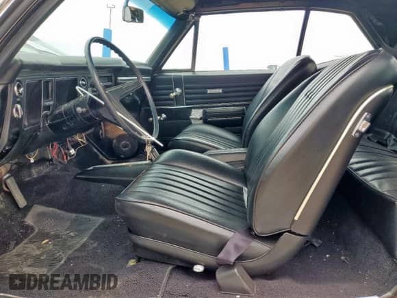 1968 Chevrolet Chevelle with VIN 138678K195363, listed as a Copart auction lot 66867055 with 91,000 mi miles and Salvage title. Bid and sale history available at DreamBid. Image 7.