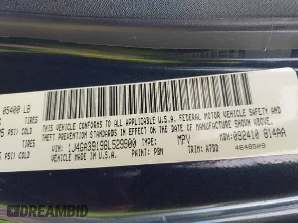 2008 Jeep Wrangler Unlimited X z VIN 1J4GA39198L529900, wystawiony jako IAAI lot #43056730 z przebiegiem 145 039 mil mil oraz . Historia ofert i sprzedaży dostępna na DreamBid. Obrazek 9.