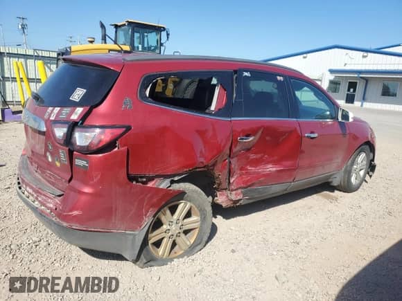 2013 Chevrolet Traverse LT with VIN 1GNKVJKD0DJ211867, listed as a Copart auction lot 80536825 with 143,837 mi miles and Salvage title. Bid and sale history available at DreamBid. Image 3.