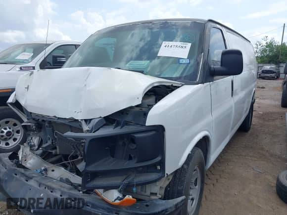 2017 Chevrolet Express Cargo z VIN 1GCZGHFG1H1340415, wystawiony jako IAAI lot #41475585 z przebiegiem Nie podano mil oraz . Historia ofert i sprzedaży dostępna na DreamBid. Obrazek 2.