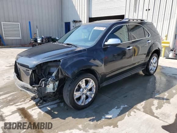 2011 Chevrolet Equinox LTZ with VIN 2CNFLGE56B6395855, listed as a Copart auction lot 80894175 with 114,996 mi miles and Salvage title. Bid and sale history available at DreamBid. Image 1.