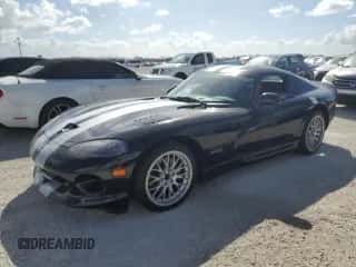 2000 Dodge Viper GTS with VIN 1B3ER69E6YV604763, listed as a Copart auction lot 78745874 with 8,860 mi miles and Salvage title. Bid and sale history available at DreamBid. Image 1.