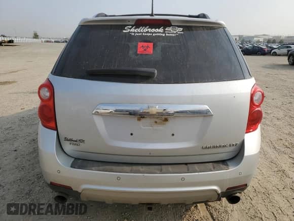 2014 Chevrolet Equinox LTZ with VIN 2GNFLHE31E6358717, listed as a Copart auction lot 71447365 with Not provided miles and Salvage title. Bid and sale history available at DreamBid. Image 6.