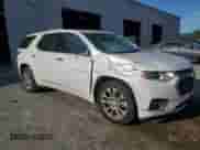 2018 Chevrolet Traverse Premier with VIN 1GNERKKW6JJ156068, listed as a Copart auction lot 81706905 with 148,091 mi miles and Salvage title. Bid and sale history available at DreamBid. Image 4.