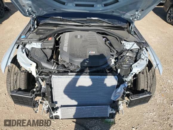 2025 BMW 4 Series M440i xDrive with VIN WBA83DA08SCT35778, listed as a Copart auction lot 70327075 with 7,135 mi miles and Salvage title. Bid and sale history available at DreamBid. Image 11.