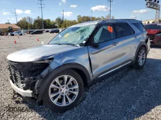 2022 Ford Explorer Limited z VIN 1FMSK8FH3NGB07004, wystawiony jako Copart lot #87407465 z przebiegiem Nie podano mil oraz Szkoda całkowita • Salvage title. Historia ofert i sprzedaży dostępna na DreamBid. Obrazek 1.