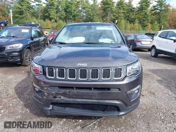 2021 Jeep Compass Altitude with VIN 3C4NJDBB2MT544968, listed as a IAAI auction lot 43290578 with 23,901 mi miles and . Bid and sale history available at DreamBid. Image 12.