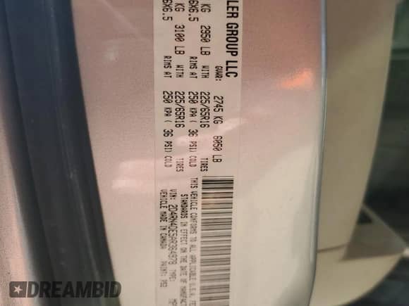 2010 Dodge Grand Caravan SE with VIN 2D4RN4DE5AR364978, listed as a Copart auction lot 87020355 with 177,743 mi miles and Salvage title. Bid and sale history available at DreamBid. Image 13.