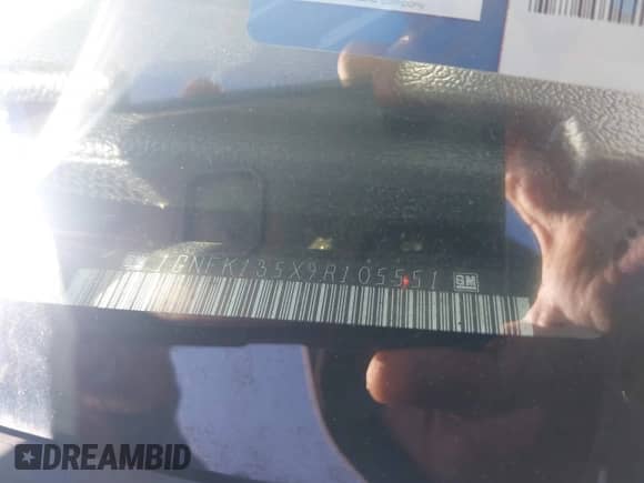 2009 Chevrolet Tahoe with VIN 1GNFK135X9R105551, listed as a IAAI auction lot 43416806 with 188,028 mi miles and . Bid and sale history available at DreamBid. Image 9.