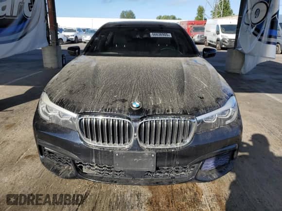 2016 BMW 7 Series 740i with VIN WBA7E2C57GG504496, listed as a Copart auction lot 66636905 with 146,257 mi miles and Clean title. Bid and sale history available at DreamBid. Image 5.