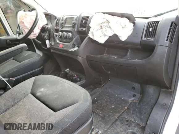 2019 Ram ProMaster Cargo with VIN 3C6TRVBG6KE533370, listed as a Copart auction lot 80043764 with 77,948 mi miles and Salvage title. Bid and sale history available at DreamBid. Image 8.