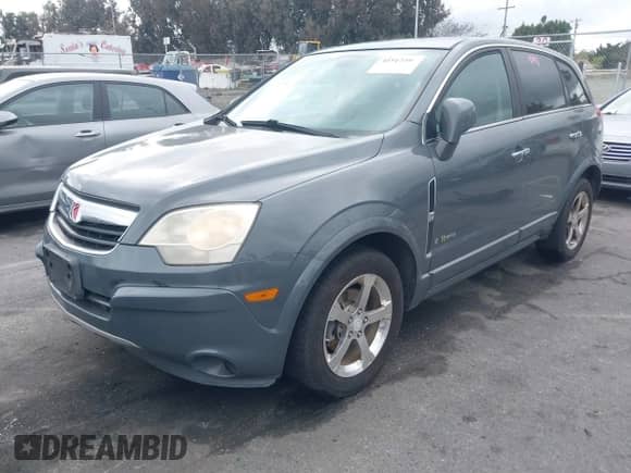 2008 Saturn VUE Green Line z VIN 3GSCL93Z18S647065, wystawiony jako IAAI lot #41517050 z przebiegiem 209 527 mil mil oraz . Historia ofert i sprzedaży dostępna na DreamBid. Obrazek 2.