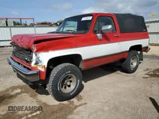 1990 Chevrolet Blazer с VIN 1GNEV18KXLF117323, выставлен на аукционе Copart как лот 57120475 с пробегом 246 404 миль миль и Чистый • Clean title. История ставок и продаж доступна на DreamBid. Изображение 1.