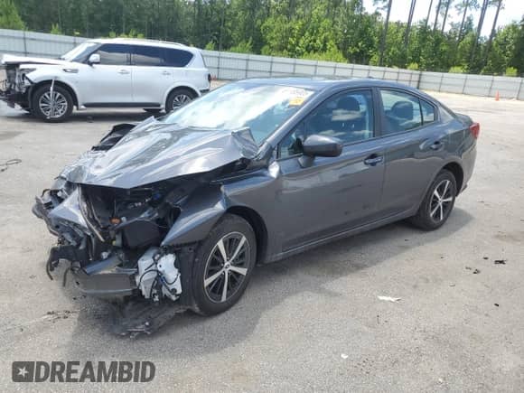 2023 Subaru Impreza Premium with VIN 4S3GKAD60P3601205, listed as a Copart auction lot 64082975 with 20,538 mi miles and Salvage title. Bid and sale history available at DreamBid. Image 1.