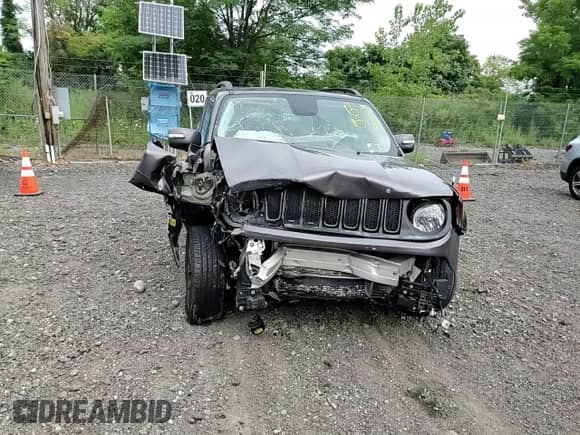2017 Jeep Renegade Altitude with VIN ZACCJBBH4HPF49229, listed as a Copart auction lot 67680535 with 73,556 mi miles and Salvage title. Bid and sale history available at DreamBid. Image 13.