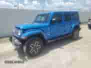 2024 Jeep Wrangler Sahara с VIN 1C4PJXEN9RW113061, выставлен на аукционе Copart как лот 66618365 с пробегом 18 911 миль миль и Списание • Salvage title. История ставок и продаж доступна на DreamBid. Изображение 1.