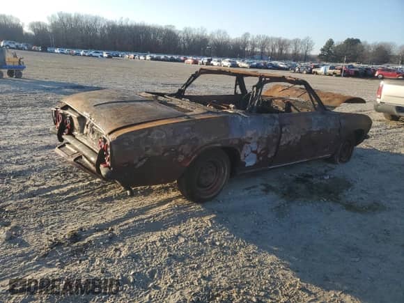 1964 Chevrolet Corvair with VIN 105675W103875, listed as a Copart auction lot 87911045 with Not provided miles and Salvage title. Bid and sale history available at DreamBid. Image 3.