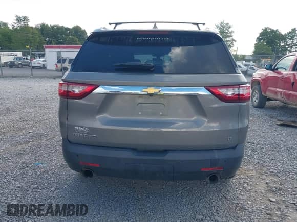 2018 Chevrolet Traverse LT Cloth with VIN 1GNERGKW9JJ141772, listed as a IAAI auction lot 43050885 with 130,611 mi miles and . Bid and sale history available at DreamBid. Image 16.