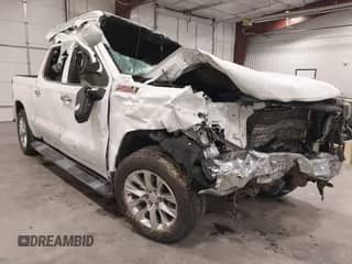 2021 Chevrolet Silverado 1500 LTZ z VIN 3GCUYGEL5MG270204, wystawiony jako IAAI lot #42372926 z przebiegiem 66 832 mil mil oraz . Historia ofert i sprzedaży dostępna na DreamBid. Obrazek 1.
