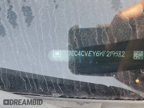 2019 Chevrolet Silverado 1500 с VIN 1GC4CVEY6KF219582, выставлен на аукционе Copart как лот 62074065 с пробегом 166 602 миль миль и Списание • Salvage title. История ставок и продаж доступна на DreamBid. Изображение 12.