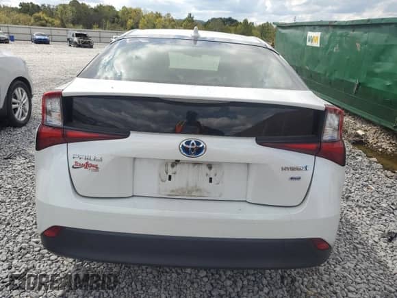 2022 Toyota Prius L Eco with VIN JTDKAMFU3N3158586, listed as a Copart auction lot 83820705 with 41,773 mi miles and Salvage title. Bid and sale history available at DreamBid. Image 6.