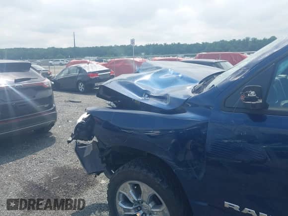 2020 Ram 1500 Big Horn with VIN 1C6RRFFG9LN380197, listed as a IAAI auction lot 42415429 with 72,140 mi miles and . Bid and sale history available at DreamBid. Image 6.