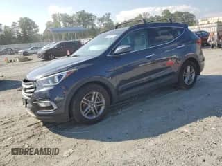 2018 Hyundai Santa Fe 2.4L with VIN 5XYZU3LB8JG517245, listed as a Copart auction lot 68663515 with 101,109 mi miles and Salvage title. Bid and sale history available at DreamBid. Image 1.