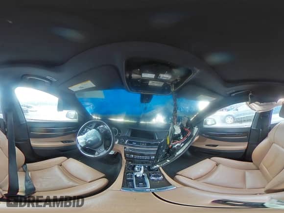 2015 BMW 7 Series 740Li xDrive with VIN WBAYF4C56FD873962, listed as a Copart auction lot 81547544 with Not provided miles and Salvage title. Bid and sale history available at DreamBid. Image 15.