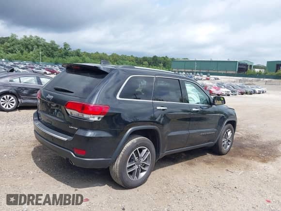 2020 Jeep Grand Cherokee Limited with VIN 1C4RJFBG9LC226350, listed as a IAAI auction lot 43021115 with 38,245 mi miles and . Bid and sale history available at DreamBid. Image 4.