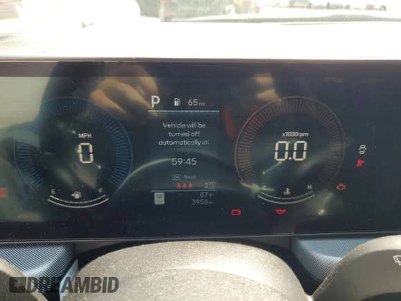 2025 Hyundai Sonata SEL with VIN KMHL64JA3SA474270, listed as a Copart auction lot 63247805 with 3,958 mi miles and Salvage title. Bid and sale history available at DreamBid. Image 9.