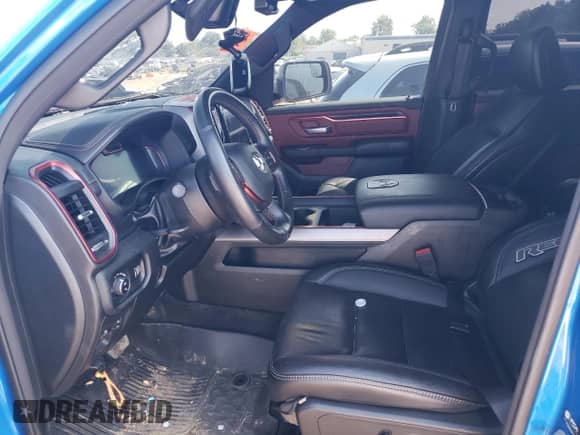 2023 Ram 1500 Rebel with VIN 1C6SRFLT5PN590742, listed as a Copart auction lot 68480204 with Not provided miles and Salvage title. Bid and sale history available at DreamBid. Image 7.