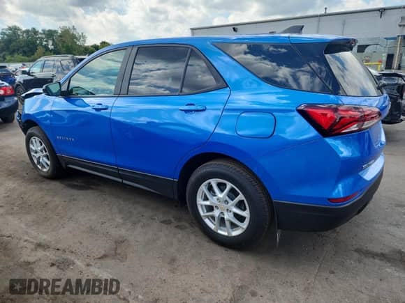 2024 Chevrolet Equinox LS z VIN 3GNAXSEG9RL190082, wystawiony jako Copart lot #71664425 z przebiegiem 10 566 mil mil oraz Szkoda całkowita • Salvage title. Historia ofert i sprzedaży dostępna na DreamBid. Obrazek 2.