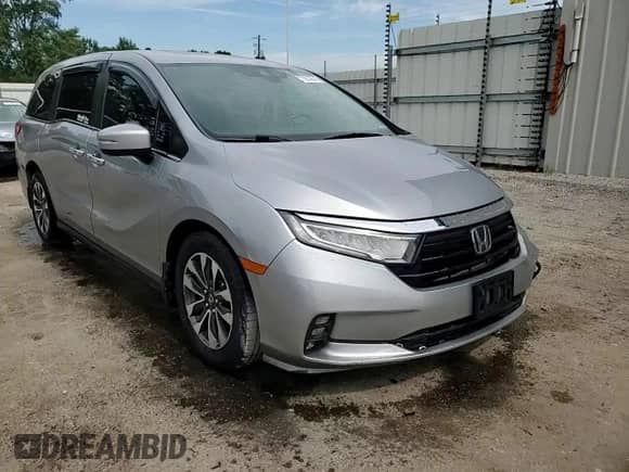 2021 Honda Odyssey EX-L with VIN 5FNRL6H74MB011108, listed as a Copart auction lot 70639845 with 154,827 mi miles and Salvage title. Bid and sale history available at DreamBid. Image 14.