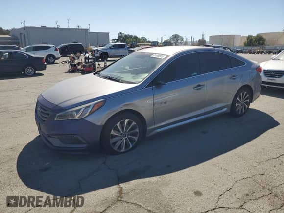 2015 Hyundai Sonata Sport с VIN 5NPE34AF6FH099409, выставлен на аукционе Copart как лот 81489845 с пробегом 193 560 миль миль и Списание • Salvage title. История ставок и продаж доступна на DreamBid. Изображение 1.