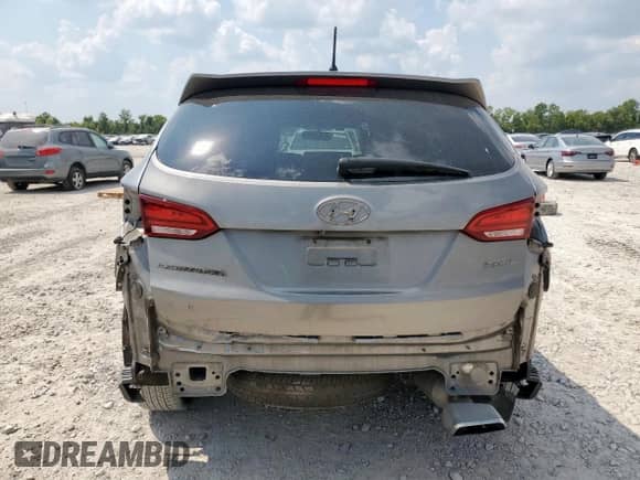 2018 Hyundai Santa Fe 2.4L с VIN 5XYZT3LBXJG567423, выставлен на аукционе Copart как лот 80715345 с пробегом 96 870 миль миль и Списание • Salvage title. История ставок и продаж доступна на DreamBid. Изображение 6.