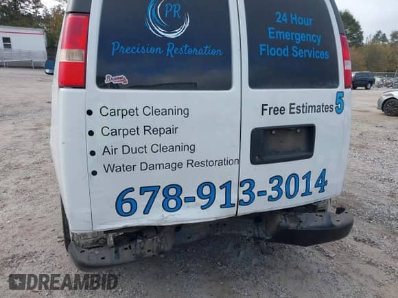 2013 Chevrolet Express Cargo with VIN 1GCWGGBA2D1182532, listed as a IAAI auction lot 40723126 with 170,691 mi miles and . Bid and sale history available at DreamBid. Image 6.