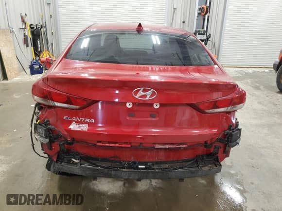 2017 Hyundai Elantra Value Edition with VIN KMHD84LF4HU425531, listed as a Copart auction lot 69667515 with 62,244 mi miles and Salvage title. Bid and sale history available at DreamBid. Image 6.