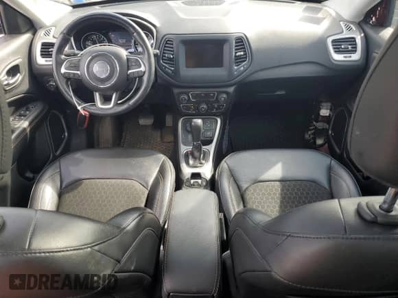 2021 Jeep Compass Latitude with VIN 3C4NJDBB3MT578739, listed as a Copart auction lot 71029945 with 34,626 mi miles and Salvage title. Bid and sale history available at DreamBid. Image 8.