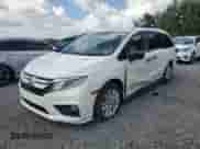 2018 Honda Odyssey LX with VIN 5FNRL6H24JB062351, listed as a Copart auction lot 70937605 with 99,389 mi miles and Non repairable. Bid and sale history available at DreamBid. Image 1.