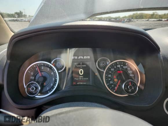 2020 Ram 1500 Big Horn with VIN 1C6RRFBG4LN326702, listed as a Copart auction lot 71800495 with 65,738 mi miles and Salvage title. Bid and sale history available at DreamBid. Image 9.