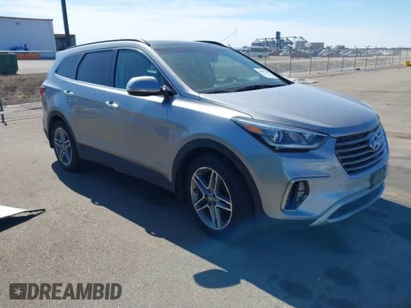 2017 Hyundai Santa Fe SE Ultimate with VIN KM8SRDHF1HU197307, listed as a IAAI auction lot 41800204 with 108,120 mi miles and . Bid and sale history available at DreamBid. Image 1.