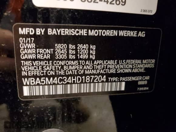 2017 BMW 5 Series 535i xDrive z VIN WBA5M4C34HD187204, wystawiony jako Copart lot #83436574 z przebiegiem 79 026 mil mil oraz Szkoda całkowita • Salvage title. Historia ofert i sprzedaży dostępna na DreamBid. Obrazek 14.