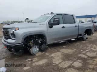 2025 Chevrolet Silverado 2500 с VIN 1GC4KYE72SF211989, выставлен на аукционе Copart как лот 56555565 с пробегом Не указан миль и На запчасти • Non repairable. История ставок и продаж доступна на DreamBid. Изображение 1.