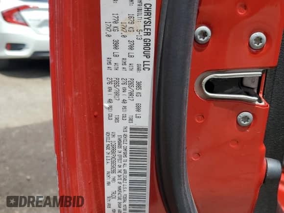 2013 Ram 1500 Tradesman with VIN 1C6RR6KPXDS650286, listed as a Copart auction lot 62712625 with 32,210 mi miles and Salvage title. Bid and sale history available at DreamBid. Image 12.